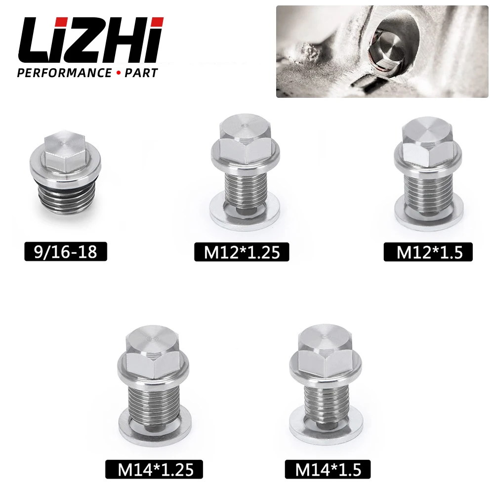 M12x1.5 M12x1.25 M14x1.25 M14x1.5 9/16-18 Stainless Steel Magnetic Oil Drain Plug & Oil Drain Sump Nut
M12x1.5 M12x1.25 M14x1.25 M14x1.5 9/16-18 Stainless Steel Magnetic Oil Drain Plug & Oil Drain Sump Nut