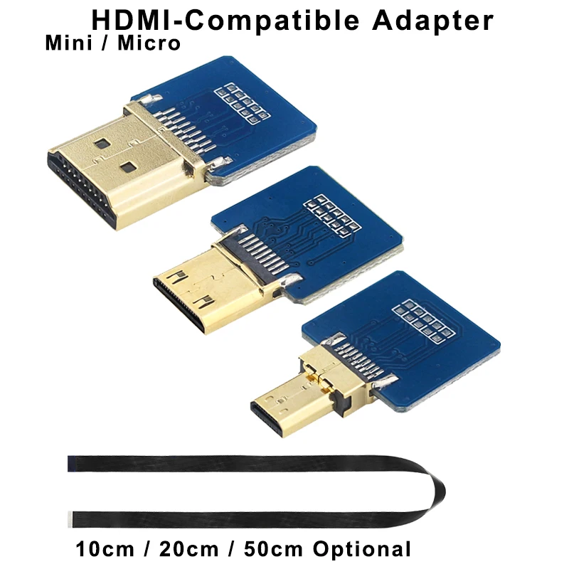 HDMI-Compatible Connector Flex Flat Cable for Raspberry Pi 4 Micro Mini HDMI-Compatible 20pin FFC 10 20 50cmRibbon FPV Orange Pi
HDMI-Compatible Connector Flex Flat Cable for Raspberry Pi 4 Micro Mini HDMI-Compatible 20pin FFC 10 20 50cmRibbon FPV Orange Pi