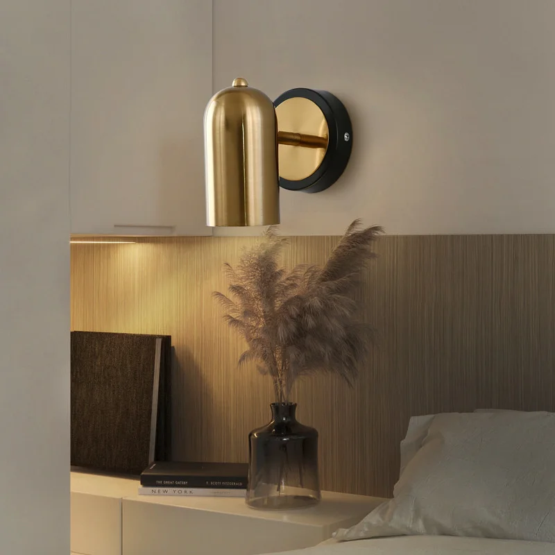 Straight Nordic creative interior wall lamp simple personality bedroom living room bedside lamp
Straight Nordic creative interior wall lamp simple personality bedroom living room bedside lamp