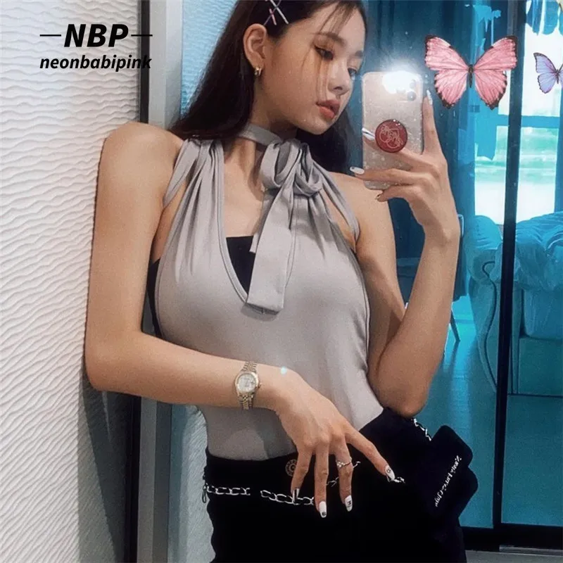 NEONBABIPINK Bow Tie Halter Backless Bodysuit Fashion 2022 Sexy Outfits for Woman Clubwear Sleeveless Tops N33-BZ16
NEONBABIPINK Bow Tie Halter Backless Bodysuit Fashion 2022 Sexy Outfits for Woman Clubwear Sleeveless Tops N33-BZ16