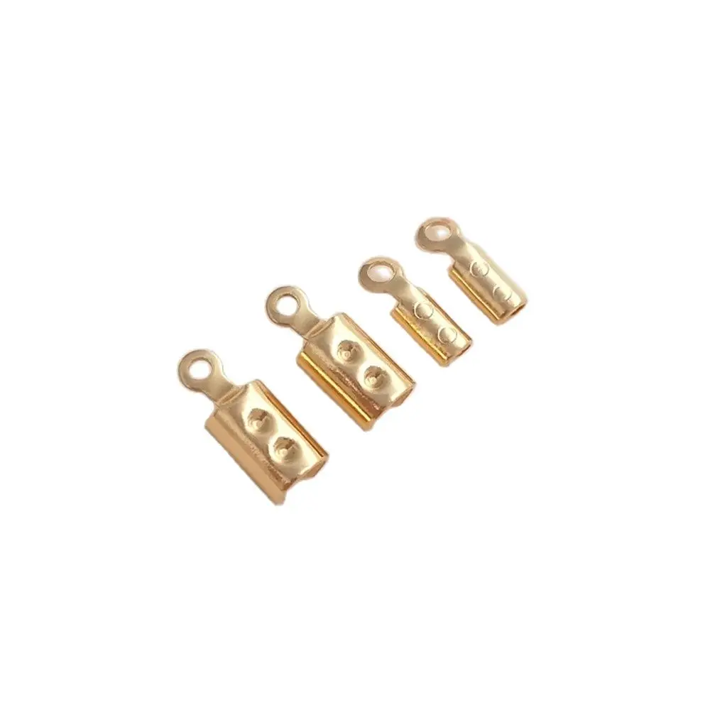 14K Plating Gold Filled Accessories Round clip piece leather rope Round rope Milan wire connection end buckle DIY material
14K Plating Gold Filled Accessories Round clip piece leather rope Round rope Milan wire connection end buckle DIY material