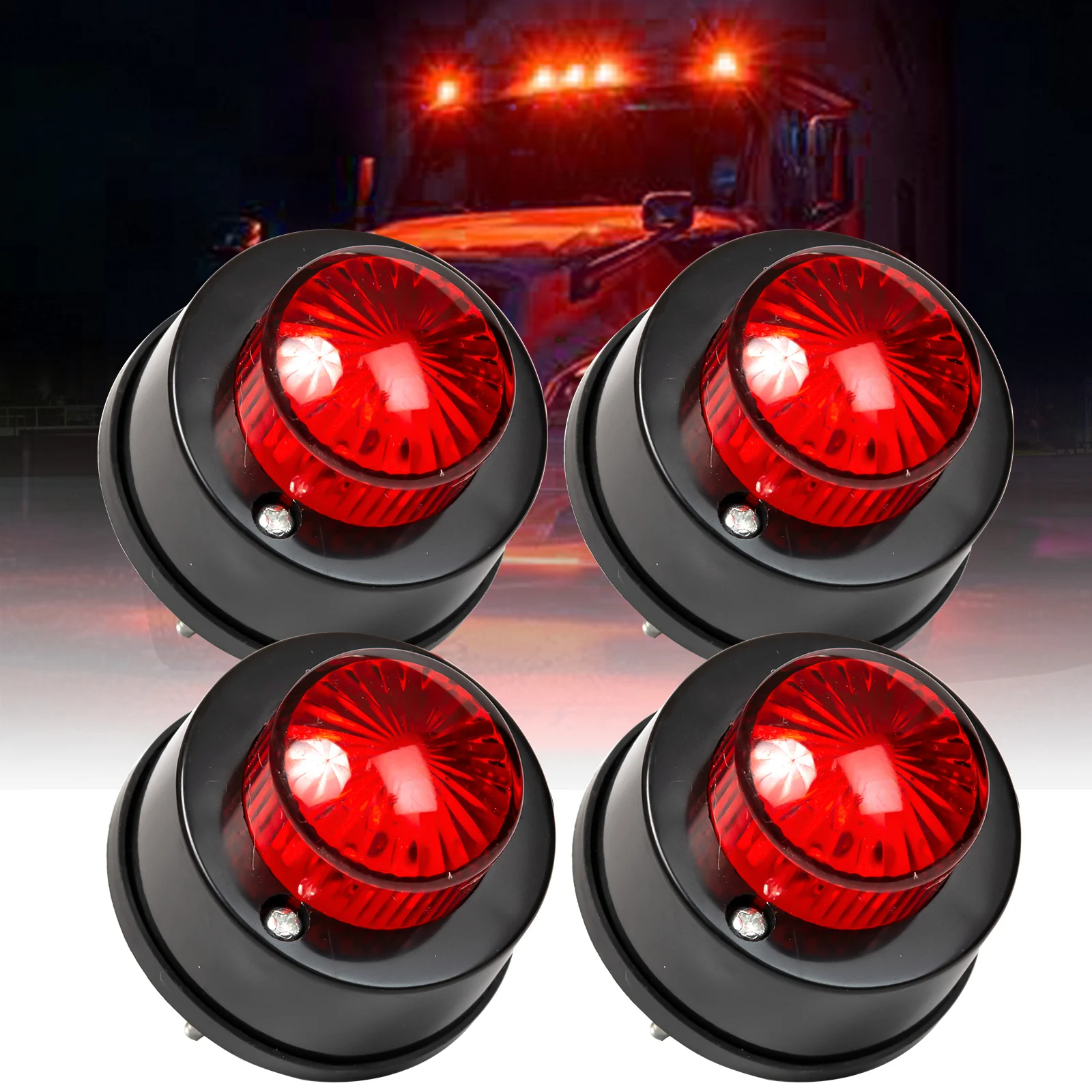 4 шт. 5 светодиодов Боковой габаритный фонарь для грузовика Универсальный красный круг 12 в 24 в водонепроницаемый габаритный фонарь для позиц...
4 шт. 5 светодиодов Боковой габаритный фонарь для грузовика Универсальный красный круг 12 в 24 в водонепроницаемый габаритный фонарь для позиц...