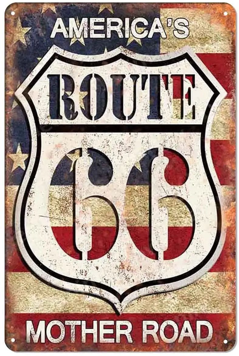 Route 66 знак, металлический жестяной знак, винтажное художественное украшение, художественный плакат, настенное украшение для гаража, дома, клуба, бара, кафе, барбекю, магазина
Route 66 знак, металлический жестяной знак, винтажное художественное украшение, художественный плакат, настенное украшение для гаража, дома, клуба, бара, кафе, барбекю, магазина