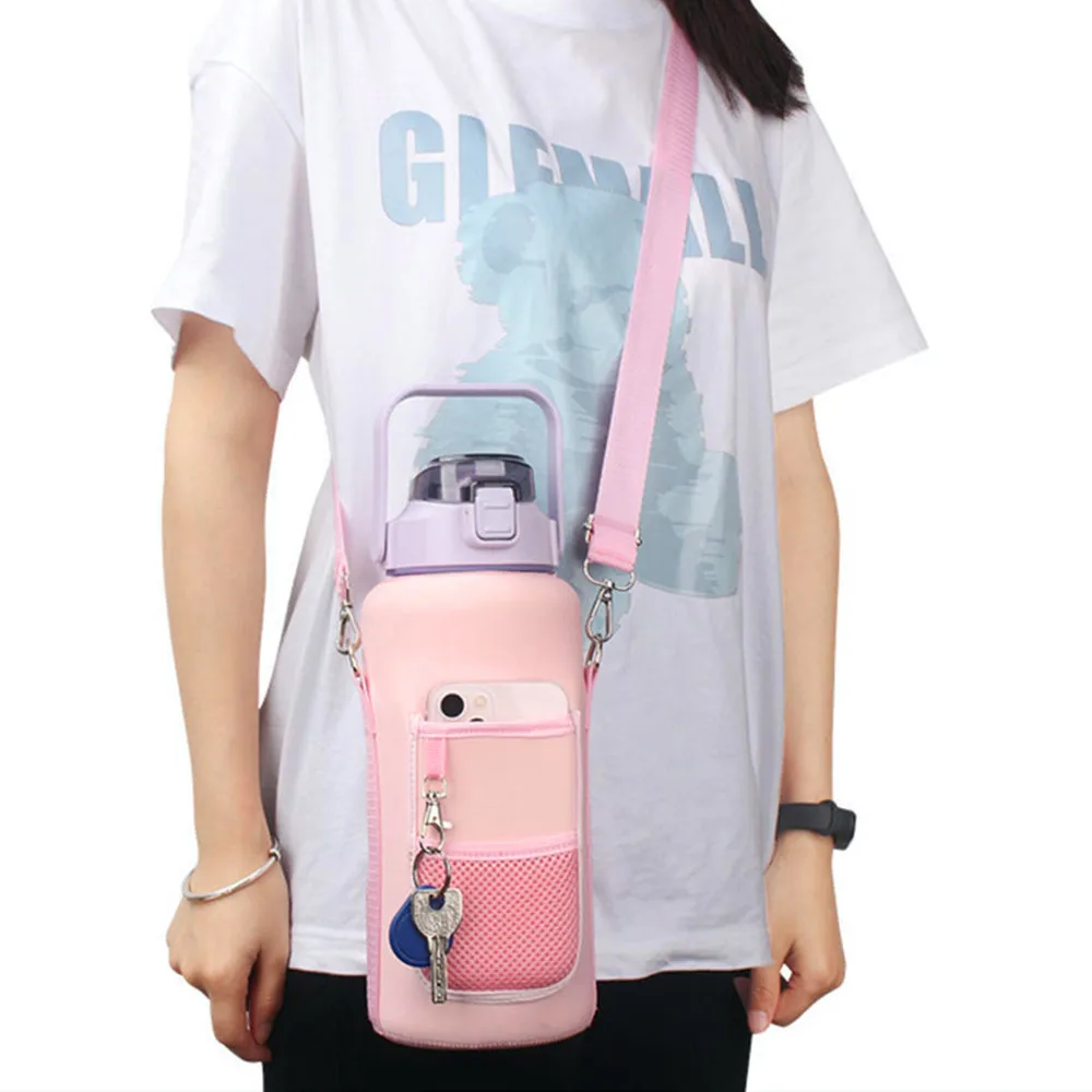 2L Water Bottle Cover Insulator Sleeve Bag Motivational Vacuum Cup Holder Bag Thermos Sleeve Drinkware Cup Accessories
2L Water Bottle Cover Insulator Sleeve Bag Motivational Vacuum Cup Holder Bag Thermos Sleeve Drinkware Cup Accessories