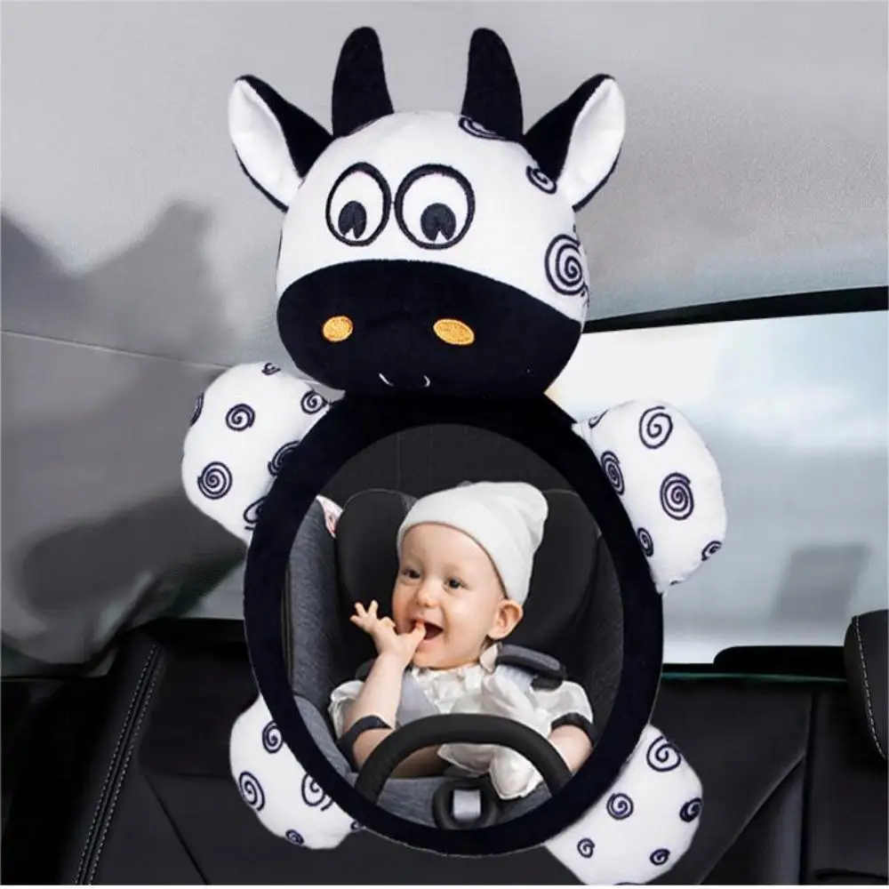 Black And White Rear Mirror Viewing Infant Hook Type Used For Car Convenient To Dismantle Great for Seeing Baby Safty 
Black And White Rear Mirror Viewing Infant Hook Type Used For Car Convenient To Dismantle Great for Seeing Baby Safty