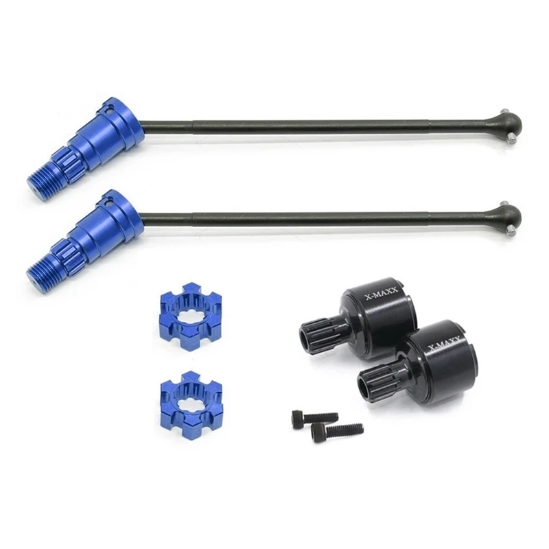 Metal Drive Shaft CVD Steel Drive Cup Set For Traxxas X-Maxx XMAXX 8S 1/5 Monster Truck RC Car Upgrades Parts 2
Metal Drive Shaft CVD Steel Drive Cup Set For Traxxas X-Maxx XMAXX 8S 1/5 Monster Truck RC Car Upgrades Parts 2