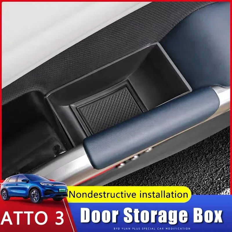 Door Storage Box for BYD EV ATTO 3 YUAN PLUS 2022 ABS Plastic Car Stowing Tidying Armrest Phone Boxs Auto Interior Accessories
Door Storage Box for BYD EV ATTO 3 YUAN PLUS 2022 ABS Plastic Car Stowing Tidying Armrest Phone Boxs Auto Interior Accessories