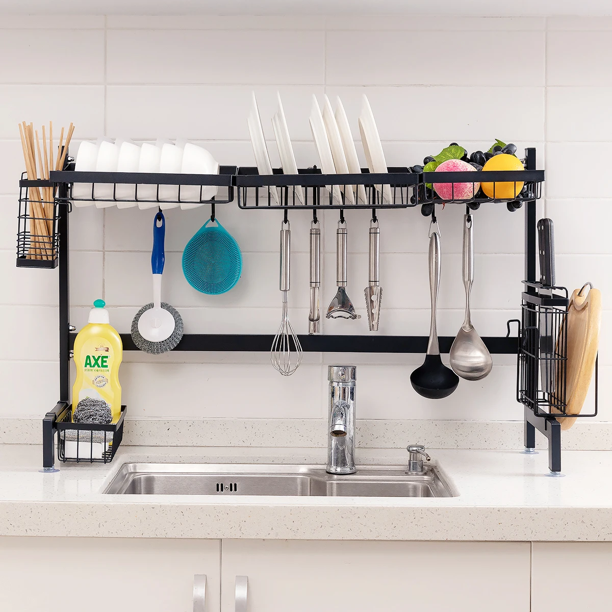 ORZ Dish Rack Over Sink 82 CM Single Tier Stainless Steel Dish Drainer Dish Drying Rack Plates Holder Kitchen Dishware Organizer
ORZ Dish Rack Over Sink 82 CM Single Tier Stainless Steel Dish Drainer Dish Drying Rack Plates Holder Kitchen Dishware Organizer