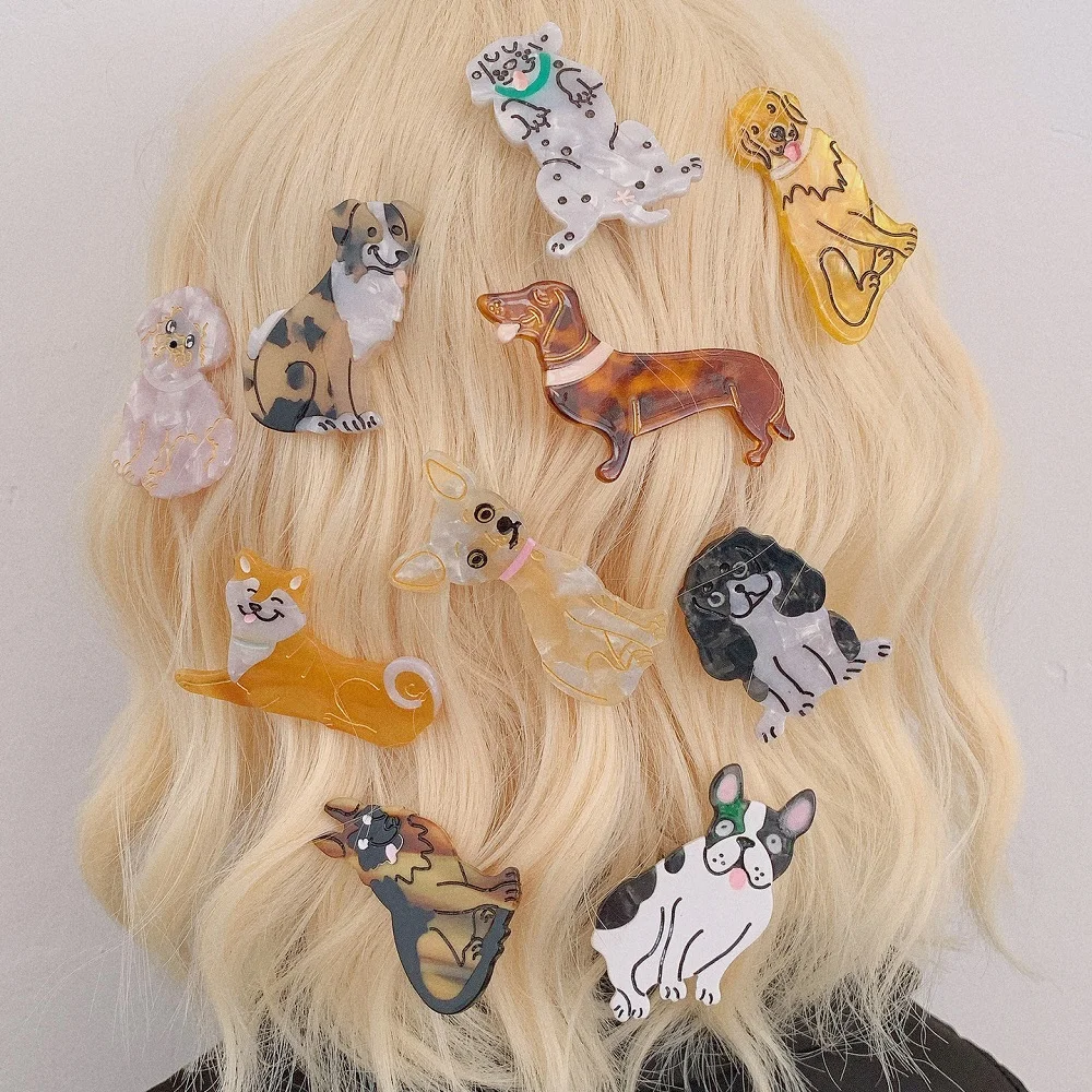 Cute Cartoon Animals Hairpin Funny Cat Dog Hair Claw Clips Acetate Shark Jewelry Gifts for Women Hair Accessories Girls Headwear
Cute Cartoon Animals Hairpin Funny Cat Dog Hair Claw Clips Acetate Shark Jewelry Gifts for Women Hair Accessories Girls Headwear