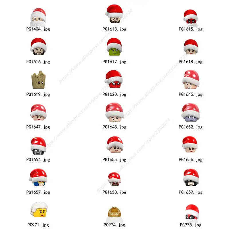 Single Merry Christmas Claus models Figures Head accessories Building Blocks toy Series-106
Single Merry Christmas Claus models Figures Head accessories Building Blocks toy Series-106