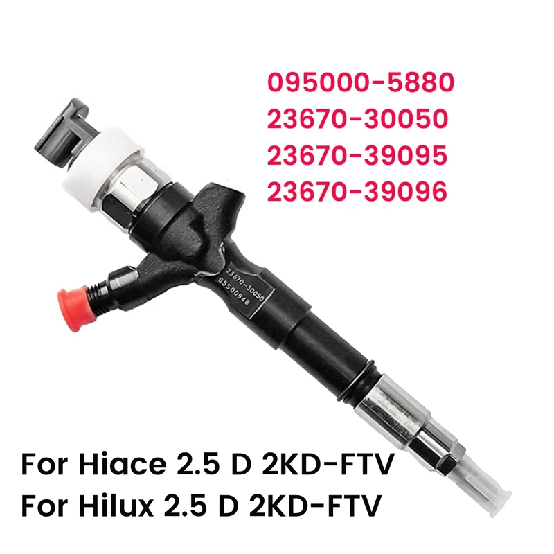 New Diesel Common Rail Injector 23670-30050 095000-5880 23670-39095 For Toyota 2KD-FTV HIACE TURBO
New Diesel Common Rail Injector 23670-30050 095000-5880 23670-39095 For Toyota 2KD-FTV HIACE TURBO