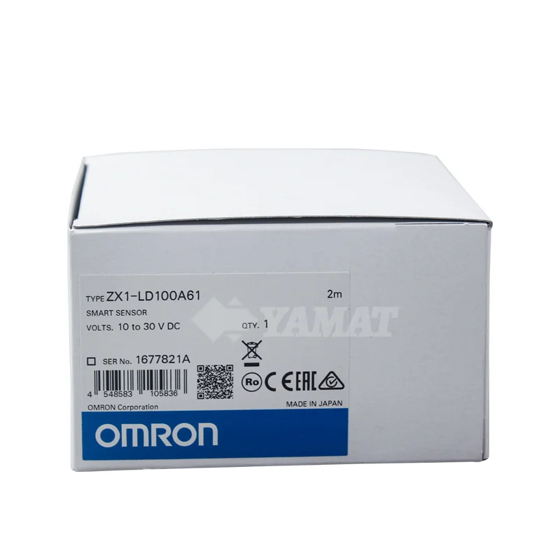 YAMAT ZX1-LD100A61 Original Omron Smart Sensor Built-in Amplifier Laser Sensor ZX1-LD100A61
YAMAT ZX1-LD100A61 Original Omron Smart Sensor Built-in Amplifier Laser Sensor ZX1-LD100A61