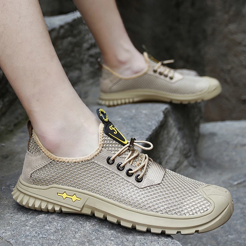 Mesh Light Outdoor Hiking Shoes Men Summer Air Mesh Sneakers Black Mountain Footwear Tenis Sport Climbing Shoes Hiking
Mesh Light Outdoor Hiking Shoes Men Summer Air Mesh Sneakers Black Mountain Footwear Tenis Sport Climbing Shoes Hiking