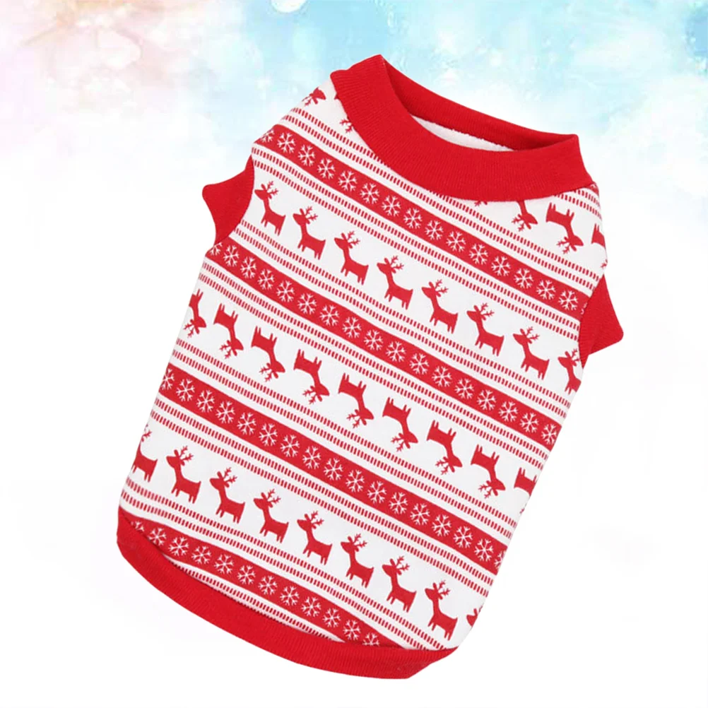 Christmas Dog Clothes Breathable Dog Apparel Dog Hoodie Elk Pattern Dog Costume XS Red
Christmas Dog Clothes Breathable Dog Apparel Dog Hoodie Elk Pattern Dog Costume XS Red