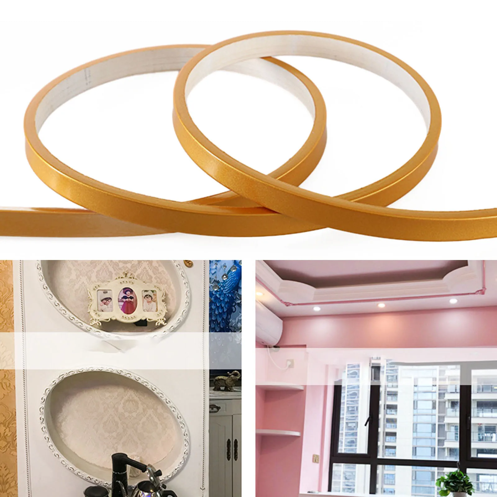 Self-Adhesive Soft Line Home Decoration Mirror Frame Line Ceiling Skirting Gap Decorative Strip For Mirror Edge Banding Ribbon
Self-Adhesive Soft Line Home Decoration Mirror Frame Line Ceiling Skirting Gap Decorative Strip For Mirror Edge Banding Ribbon