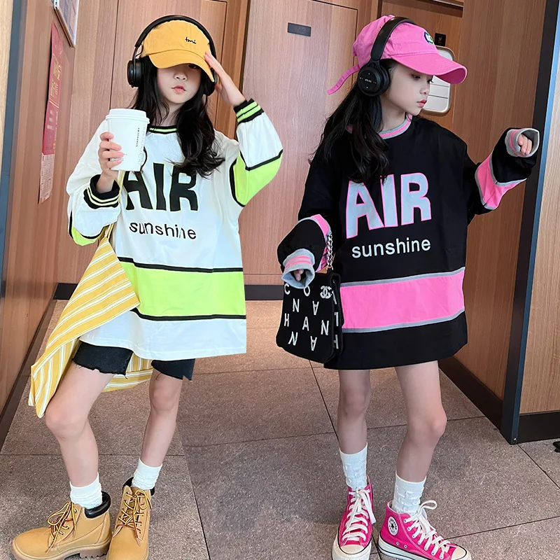 Girls' Sweater Casual Loose 2022 Fall New Lazy Wind Mid-Length All-match Coat Top
Girls' Sweater Casual Loose 2022 Fall New Lazy Wind Mid-Length All-match Coat Top