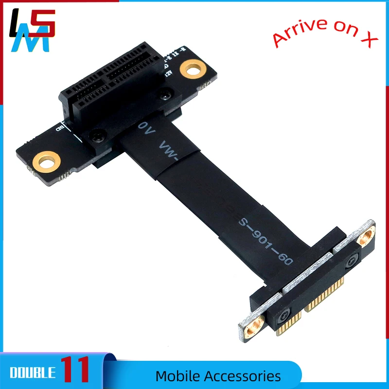 LSM PCIE X1 кабель подъемника двойной 90 градусов прямоугольный PCIe 3,0x1 до x1 Удлинительный кабель 8 Гбит/с PCI Express 1x лента для подъемной карты
LSM PCIE X1 кабель подъемника двойной 90 градусов прямоугольный PCIe 3,0x1 до x1 Удлинительный кабель 8 Гбит/с PCI Express 1x лента для подъемной карты