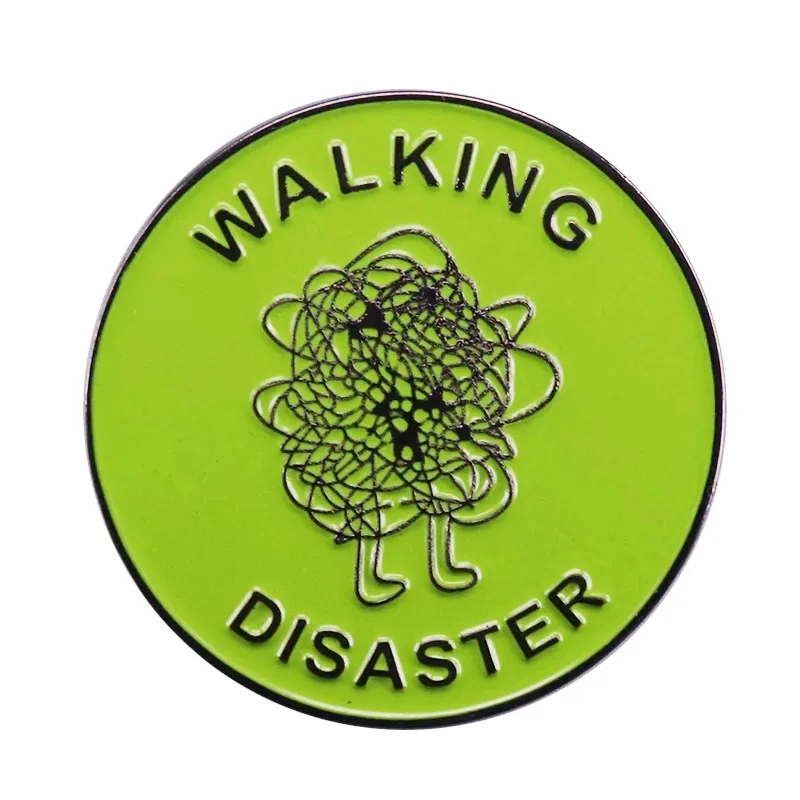 Walking Disaster and Trouble Maker Brooch Metal Badge Lapel Pin Jacket Jeans Fashion Jewelry Accessories Gift
Walking Disaster and Trouble Maker Brooch Metal Badge Lapel Pin Jacket Jeans Fashion Jewelry Accessories Gift