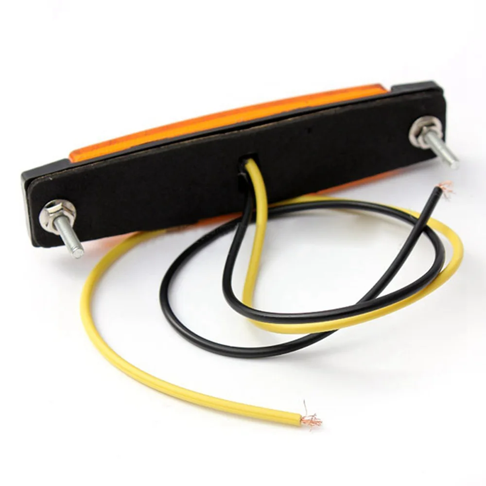 Super Bright Side Sign Taillights Buses Trailers Lamp Wagons Durable ABS Material Yellow 6SMD 24V Trucks 6 LED
Super Bright Side Sign Taillights Buses Trailers Lamp Wagons Durable ABS Material Yellow 6SMD 24V Trucks 6 LED