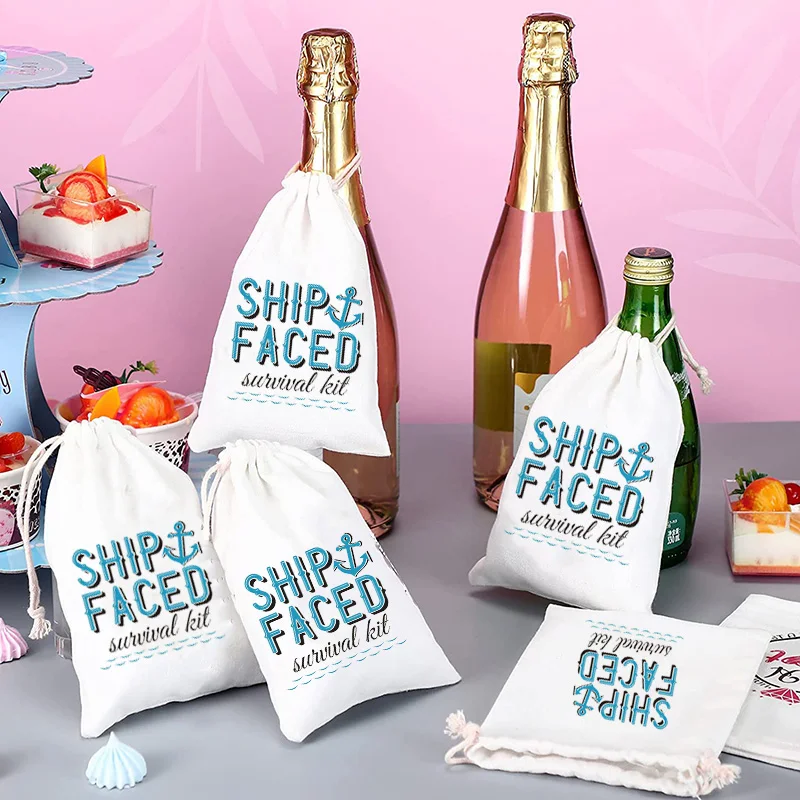 5pcs Ship Faced Survival Hangover Kit Bag Cruise Nautical Boat Bach Bachelorette Party bridal shower lake wedding birthday favor
5pcs Ship Faced Survival Hangover Kit Bag Cruise Nautical Boat Bach Bachelorette Party bridal shower lake wedding birthday favor