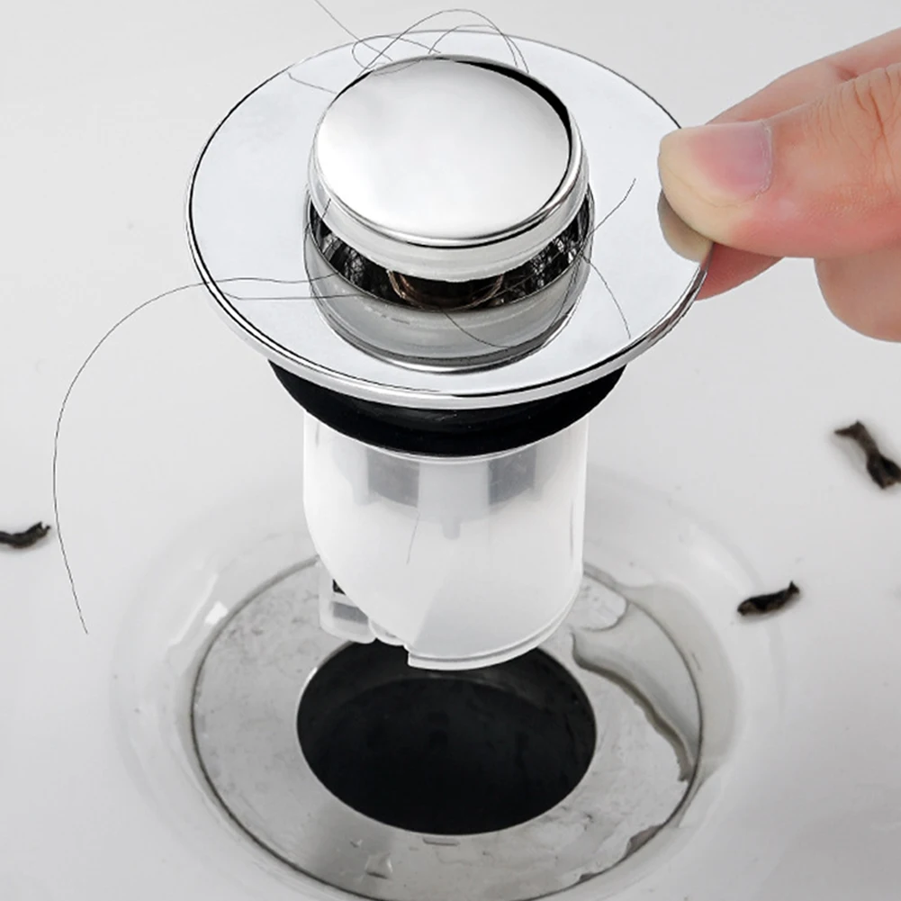 Bathroom Sink Drain Stopper Pop Up Basin Drain Filter Anti-Clogging Hair Stopper Sink Strainer Prevent Odor Bug for Sink Bathtub
Bathroom Sink Drain Stopper Pop Up Basin Drain Filter Anti-Clogging Hair Stopper Sink Strainer Prevent Odor Bug for Sink Bathtub