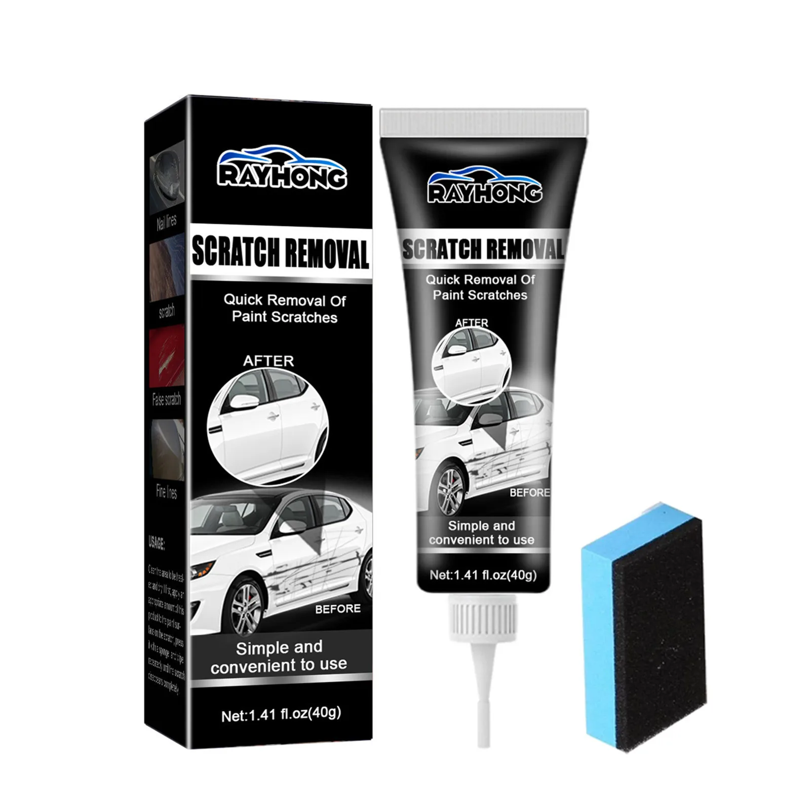 Car Scratch Remover Cream Car Paint Polish & Paint Restorer Auto Scratch Eraser Kit With Sponge Easy Repair Kit For Cars SUVs
Car Scratch Remover Cream Car Paint Polish & Paint Restorer Auto Scratch Eraser Kit With Sponge Easy Repair Kit For Cars SUVs
