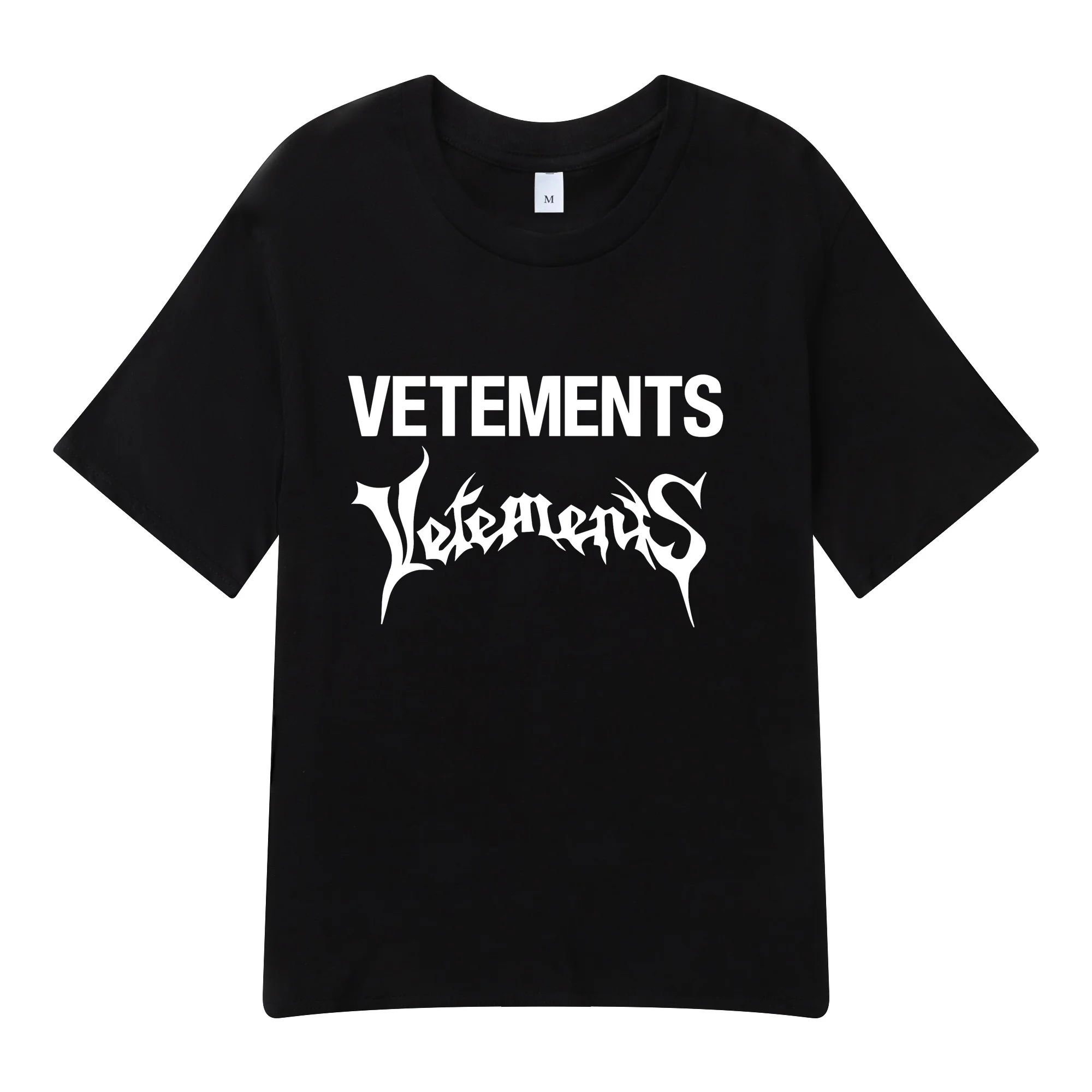 Мужская и женская хлопковая Футболка с принтом, с коротким рукавом 
Мужская и женская хлопковая Футболка с принтом, с коротким рукавом