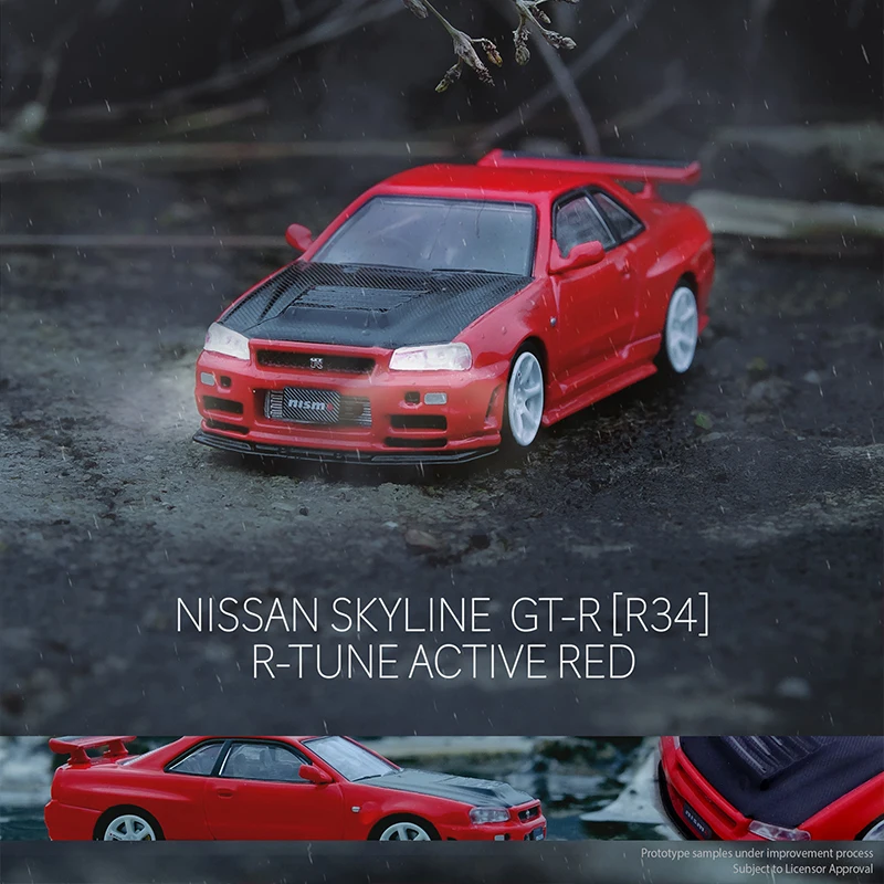 INNO 1/64 Model Car Nissan SKYLINE GT-R R34 R-TUNE Alloy Die-cast Carbon Red
INNO 1/64 Model Car Nissan SKYLINE GT-R R34 R-TUNE Alloy Die-cast Carbon Red