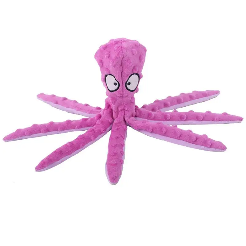 

8 Legs Octopus Dog Toys Outdoor Play Interactive Squeaky Dogs Toy Sounder Sounding Interactive Chew Bite Simply Tooth Toy