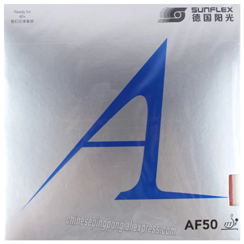 SUNFLEX AF50 A table tennis rubber a little sticky good speed and spin control suit for backhand
SUNFLEX AF50 A table tennis rubber a little sticky good speed and spin control suit for backhand