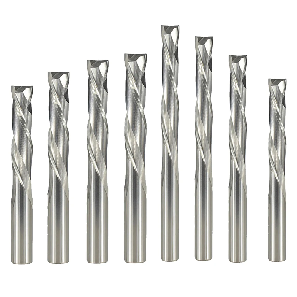 1PC Milling Cutter Woodwork UP & DOWN Cut Two Flutes Spiral 3.175/4/5/6/8mm Milling Tool CNC Router Wood End Mill Cutter Bits
1PC Milling Cutter Woodwork UP & DOWN Cut Two Flutes Spiral 3.175/4/5/6/8mm Milling Tool CNC Router Wood End Mill Cutter Bits