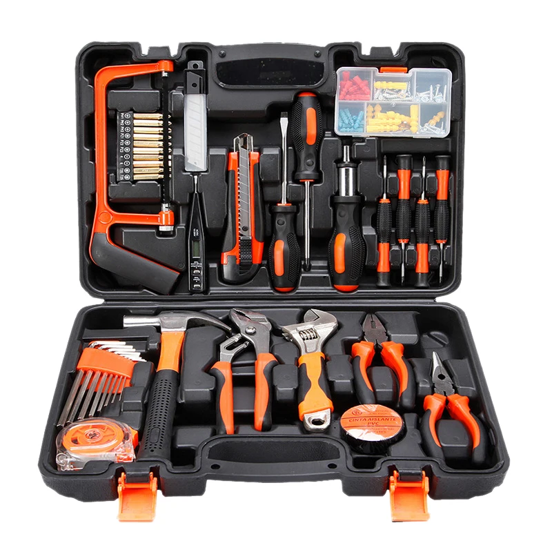 

NLET 41PCS Home Tool Set Electrician Toolbox Hardware Repair Kit Hand Tools Combination with Ratchet Screwdrivers Wrenchs Pliers