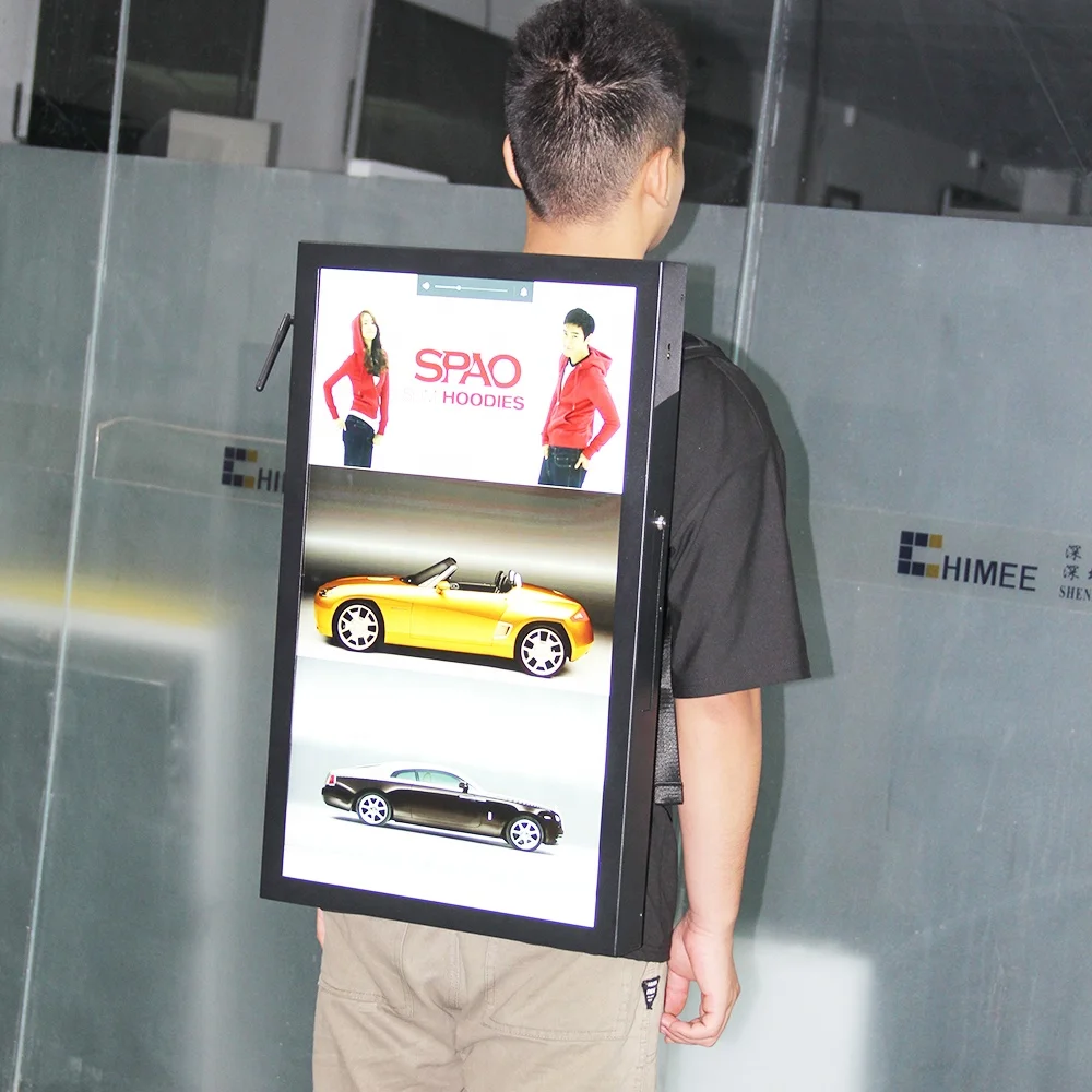 Advertising Lcd Screen Price 27 Inch Backpack Led Outdoor Advertising Portable Screen
Advertising Lcd Screen Price 27 Inch Backpack Led Outdoor Advertising Portable Screen