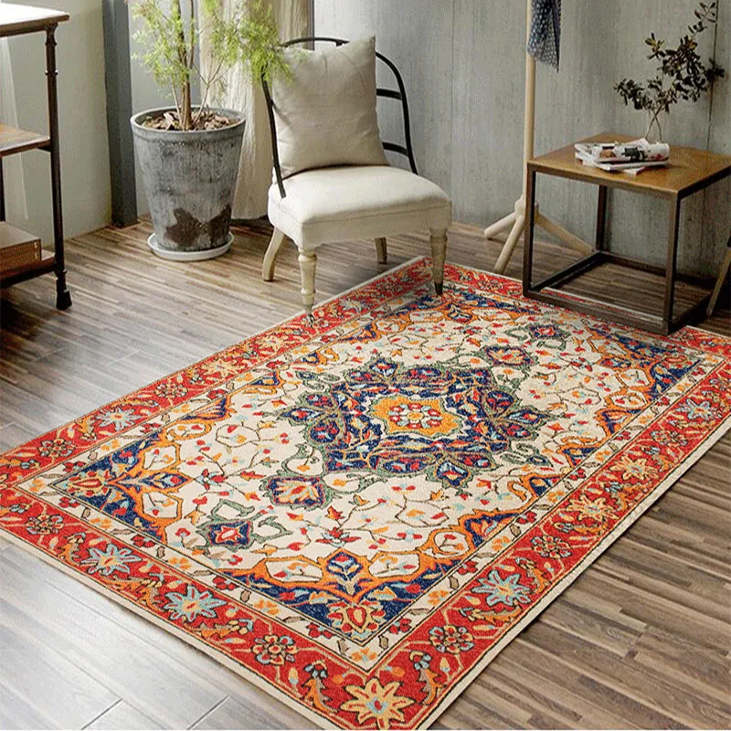 Persian American Country Retro Homestay Home Carpet Bohemian Ethnic Carpet Living Room Bedroom Sofa Coffee Table Blanket
Persian American Country Retro Homestay Home Carpet Bohemian Ethnic Carpet Living Room Bedroom Sofa Coffee Table Blanket