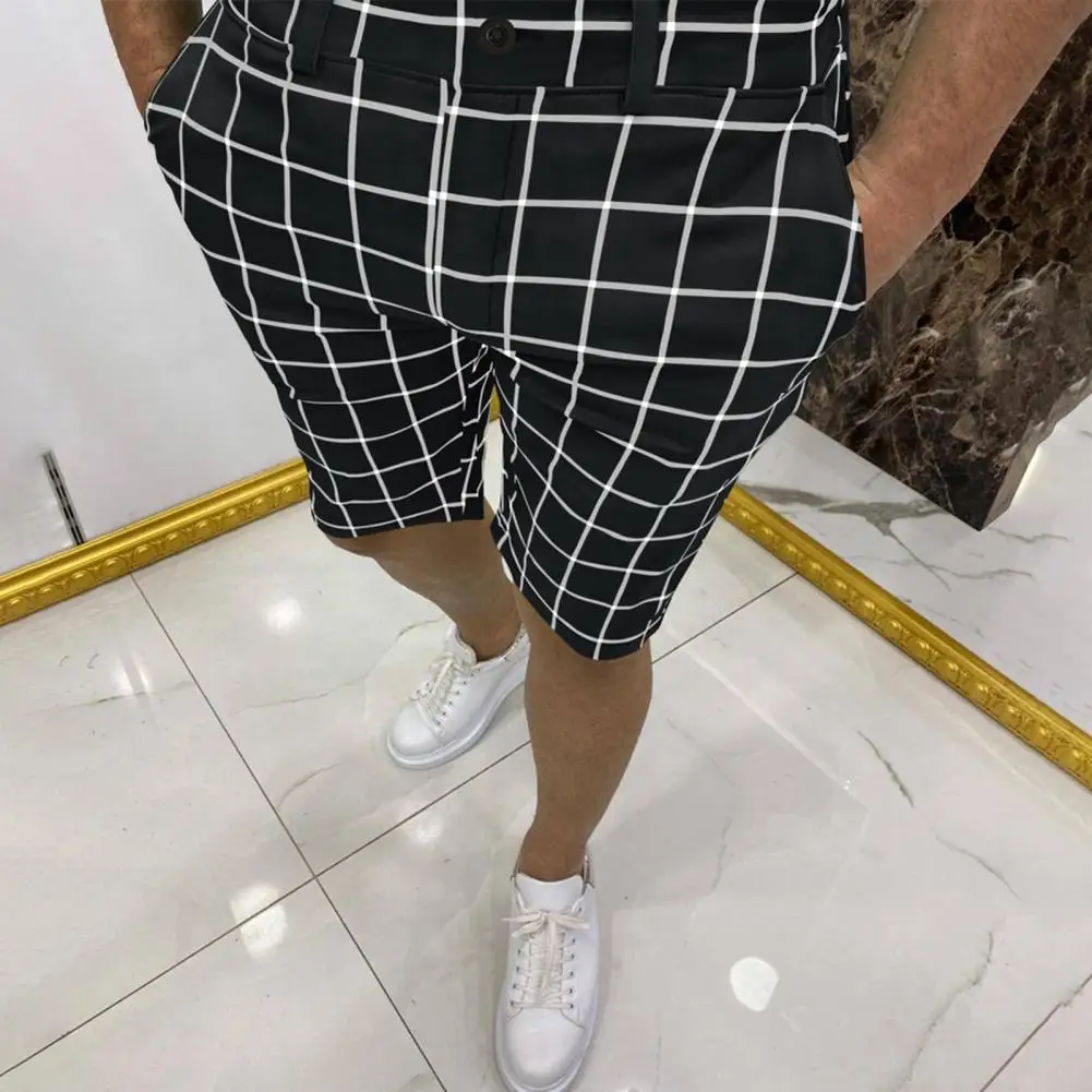 Popular Short Trousers Printed Summer Business Shorts Plaid Straight Short Pants
Popular Short Trousers Printed Summer Business Shorts Plaid Straight Short Pants