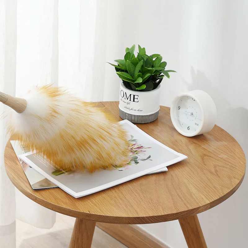 Wool Duster Anti-static Chicken Feather Duster Brush Household Dust Removal Mites Soft Car Furniture Cleaner Brush Dust Cleaner
Wool Duster Anti-static Chicken Feather Duster Brush Household Dust Removal Mites Soft Car Furniture Cleaner Brush Dust Cleaner