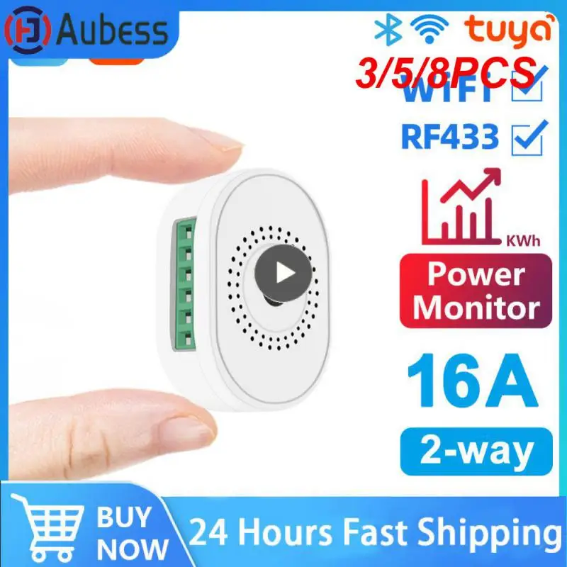 3/5/8PCS Smart Breaker Diy Smart Home Mini Power Monitor Switch 16a 2-way Control App Control Wifi Rf433 Tuya
3/5/8PCS Smart Breaker Diy Smart Home Mini Power Monitor Switch 16a 2-way Control App Control Wifi Rf433 Tuya