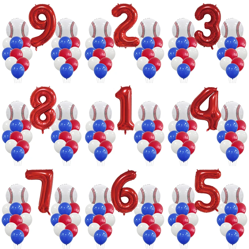 23pcs Baseball Balloons Ball Game Theme Party Foil Balloons Boy Man Birthday Party Decor Sports Games Air Balls Globos Supplies
23pcs Baseball Balloons Ball Game Theme Party Foil Balloons Boy Man Birthday Party Decor Sports Games Air Balls Globos Supplies