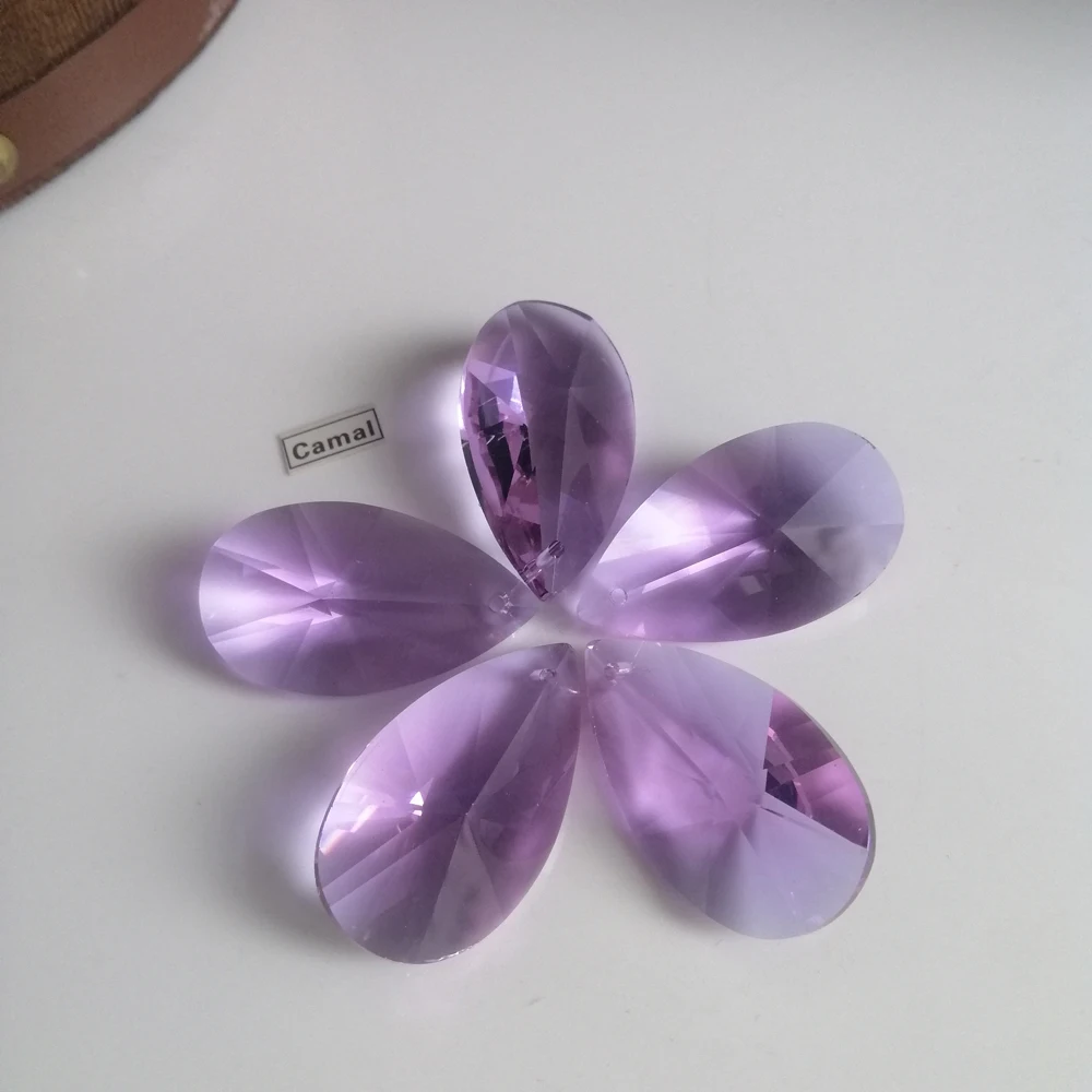 Camel 5PCS 38mm Light Purple Pear Shaped Drop Crystal Pendant Prisms Hanging Chandelier Lighting Lamp Part Wedding Home Decor 
Camel 5PCS 38mm Light Purple Pear Shaped Drop Crystal Pendant Prisms Hanging Chandelier Lighting Lamp Part Wedding Home Decor