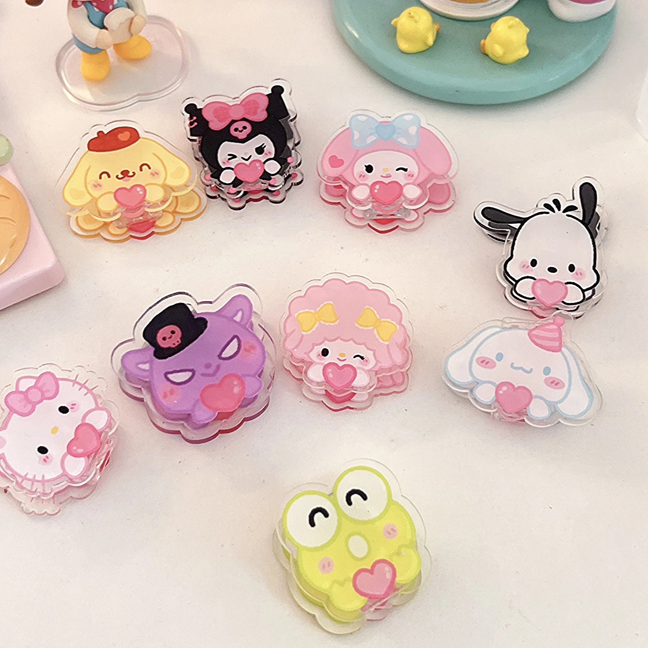 Kawaii Melody Kuromi Cinnamoroll Acrylic Double-Sided Pp Clip Cartoon Bill Clip Book Test Paper Folder Retaining Clip Grils Gift
Kawaii Melody Kuromi Cinnamoroll Acrylic Double-Sided Pp Clip Cartoon Bill Clip Book Test Paper Folder Retaining Clip Grils Gift