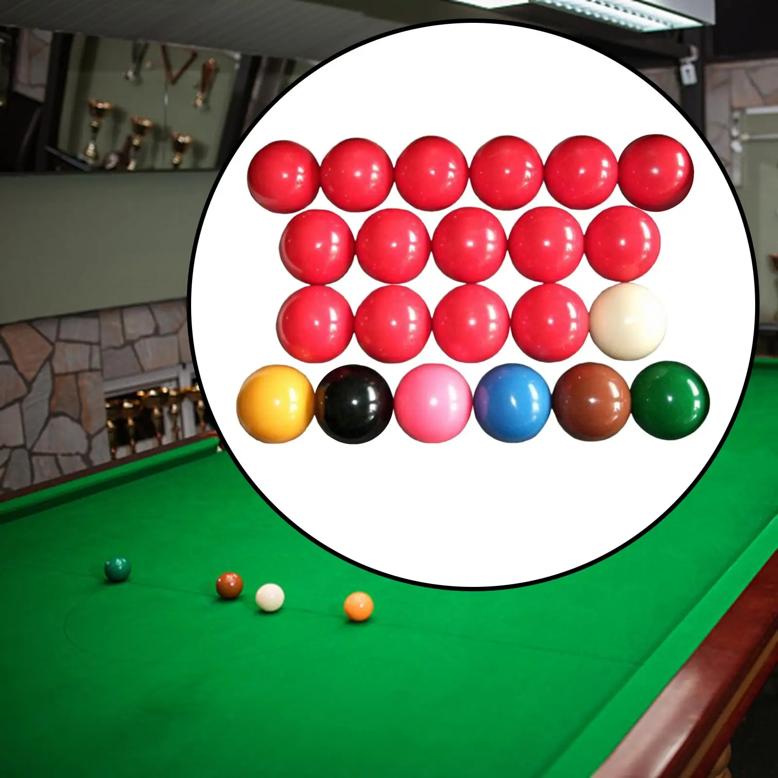 Snooker Balls Set 2 1/16 Inches Full Size Pool Table Accessories English Billiards Balls Billiard Balls Set for British Billiard
Snooker Balls Set 2 1/16 Inches Full Size Pool Table Accessories English Billiards Balls Billiard Balls Set for British Billiard