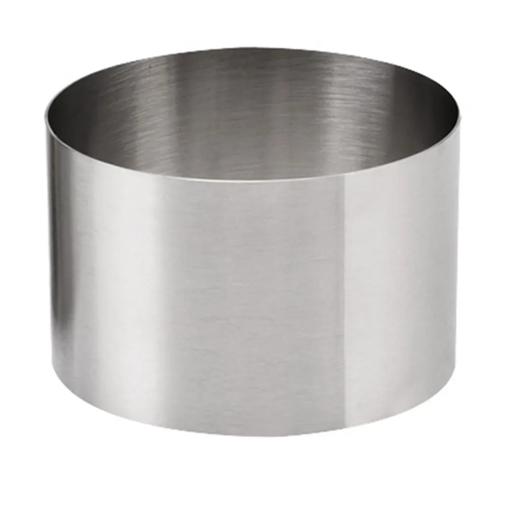 Baking Kitchen Round Easy Clean Reusable Cake Molds DIY Home Stainless Steel Wedding Mousse Ring
Baking Kitchen Round Easy Clean Reusable Cake Molds DIY Home Stainless Steel Wedding Mousse Ring