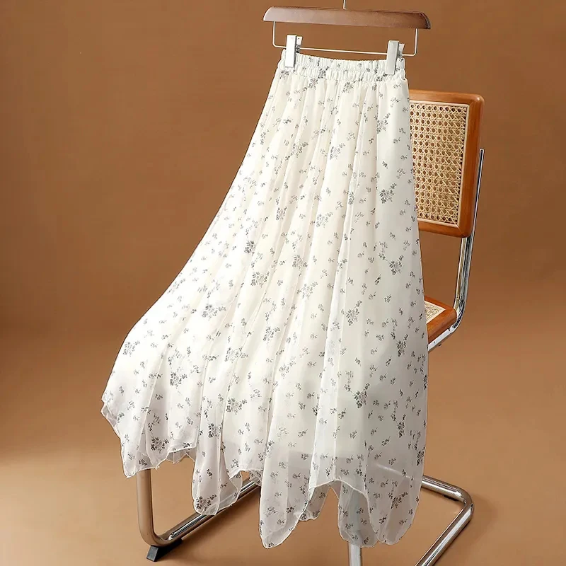Rimocy 2023 Summer Printted Chiffon Skirt Women Korean Style Elastic High Waist Midi Skirts Woman Irregular Hem A Line Skirt
Rimocy 2023 Summer Printted Chiffon Skirt Women Korean Style Elastic High Waist Midi Skirts Woman Irregular Hem A Line Skirt