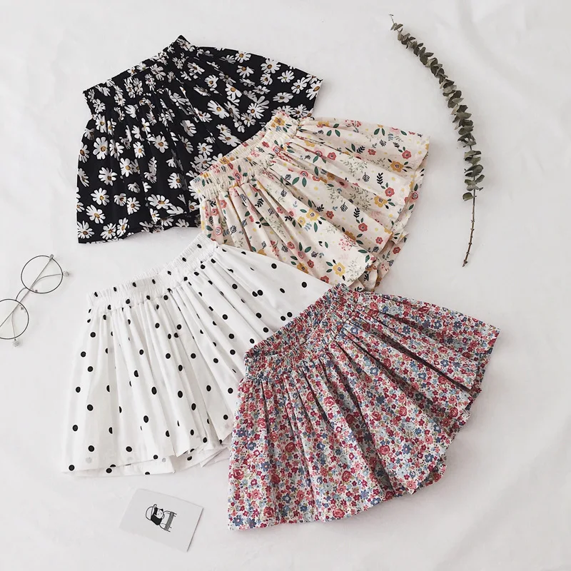 Girls Culottes Cute Western Style Summer Clothes Pure Cotton Thin Style Wide Leg Pants Baby Small Floral Daisy Skirt
Girls Culottes Cute Western Style Summer Clothes Pure Cotton Thin Style Wide Leg Pants Baby Small Floral Daisy Skirt