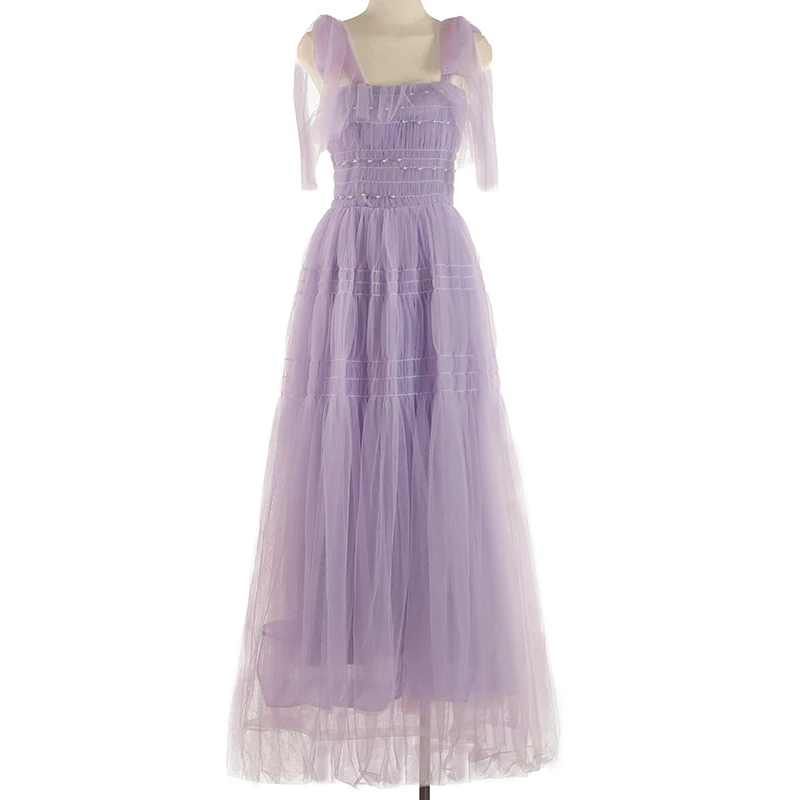 Женское длинное Сетчатое платье PHOEBE HZ, летнее платье фиолетового цвета с четырехслойной сеточкой и бусинами, 2023
Женское длинное Сетчатое платье PHOEBE HZ, летнее платье фиолетового цвета с четырехслойной сеточкой и бусинами, 2023