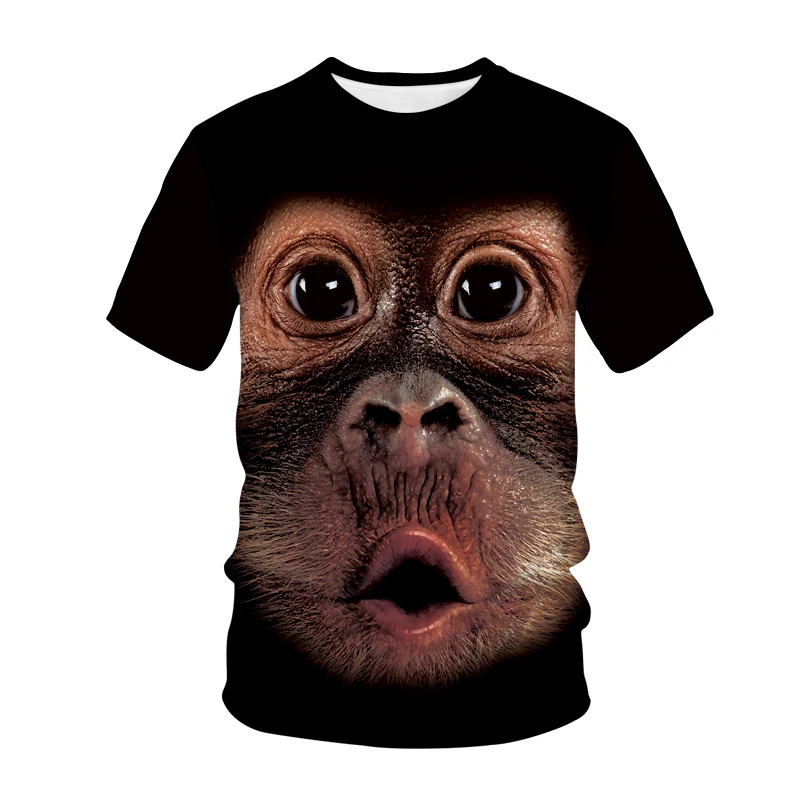 Newest Funny T-Shirts Monkey Gorilla 3D Print Streetwear Men Women Animal Fashion T Shirt Hip Hop Tshirt Tops Kids Boys Clothing
Newest Funny T-Shirts Monkey Gorilla 3D Print Streetwear Men Women Animal Fashion T Shirt Hip Hop Tshirt Tops Kids Boys Clothing