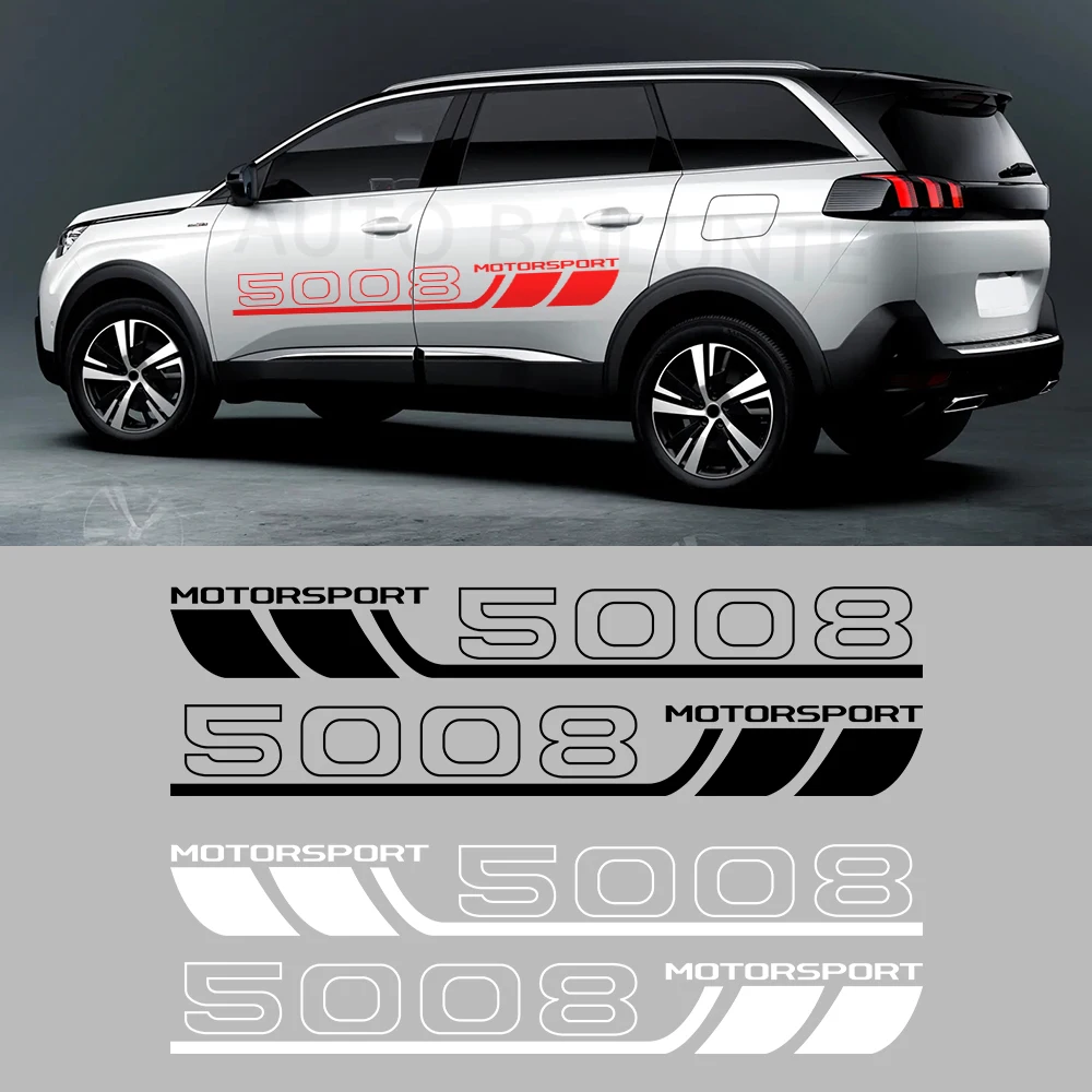 For Peugeot 5008 T8 T87 2009-2017 2018 2019 2020 2021 2022 Accessories 2PCS Auto Door Skirt Stripes Side Decals Car Stickers
For Peugeot 5008 T8 T87 2009-2017 2018 2019 2020 2021 2022 Accessories 2PCS Auto Door Skirt Stripes Side Decals Car Stickers