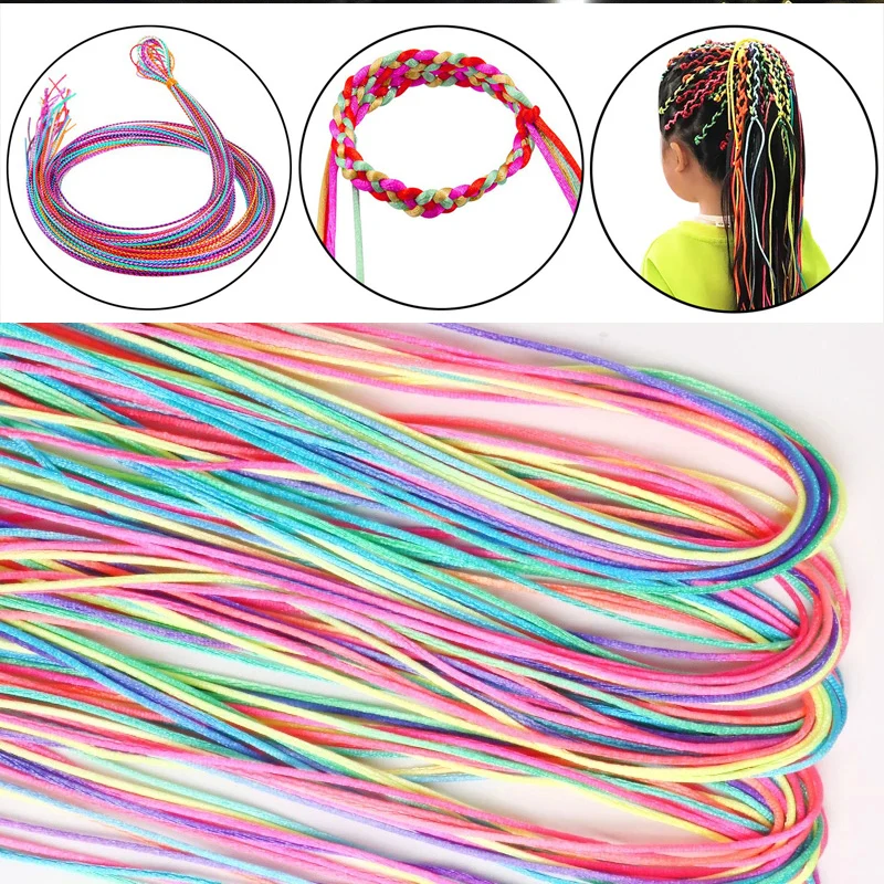 16-30Pcs 90Cm Colorful Hair Braids Rope Knitting Hip Hop Hair Rope For Girls Women DIY Ponytail Hair Accessories Styling Tool
16-30Pcs 90Cm Colorful Hair Braids Rope Knitting Hip Hop Hair Rope For Girls Women DIY Ponytail Hair Accessories Styling Tool