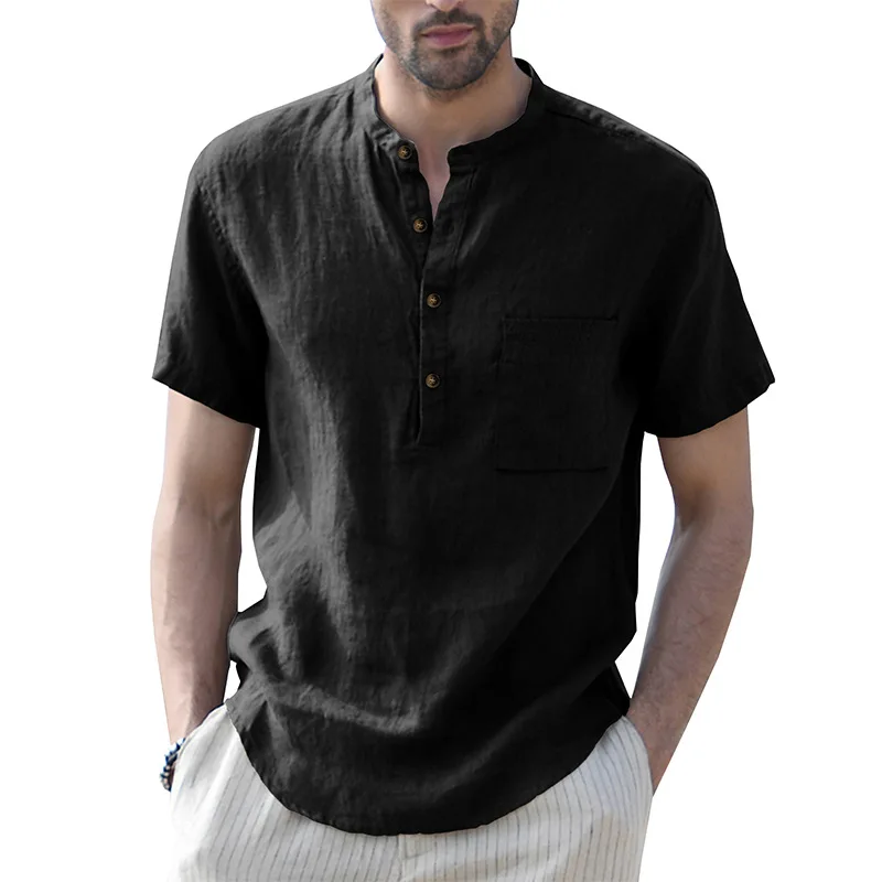 New Men T-Shirt Summer Clothing Solid Color High-Quality Shirts Fashion Short Sleeve Top Casual Streetwear Loose Shirt For Men
New Men T-Shirt Summer Clothing Solid Color High-Quality Shirts Fashion Short Sleeve Top Casual Streetwear Loose Shirt For Men