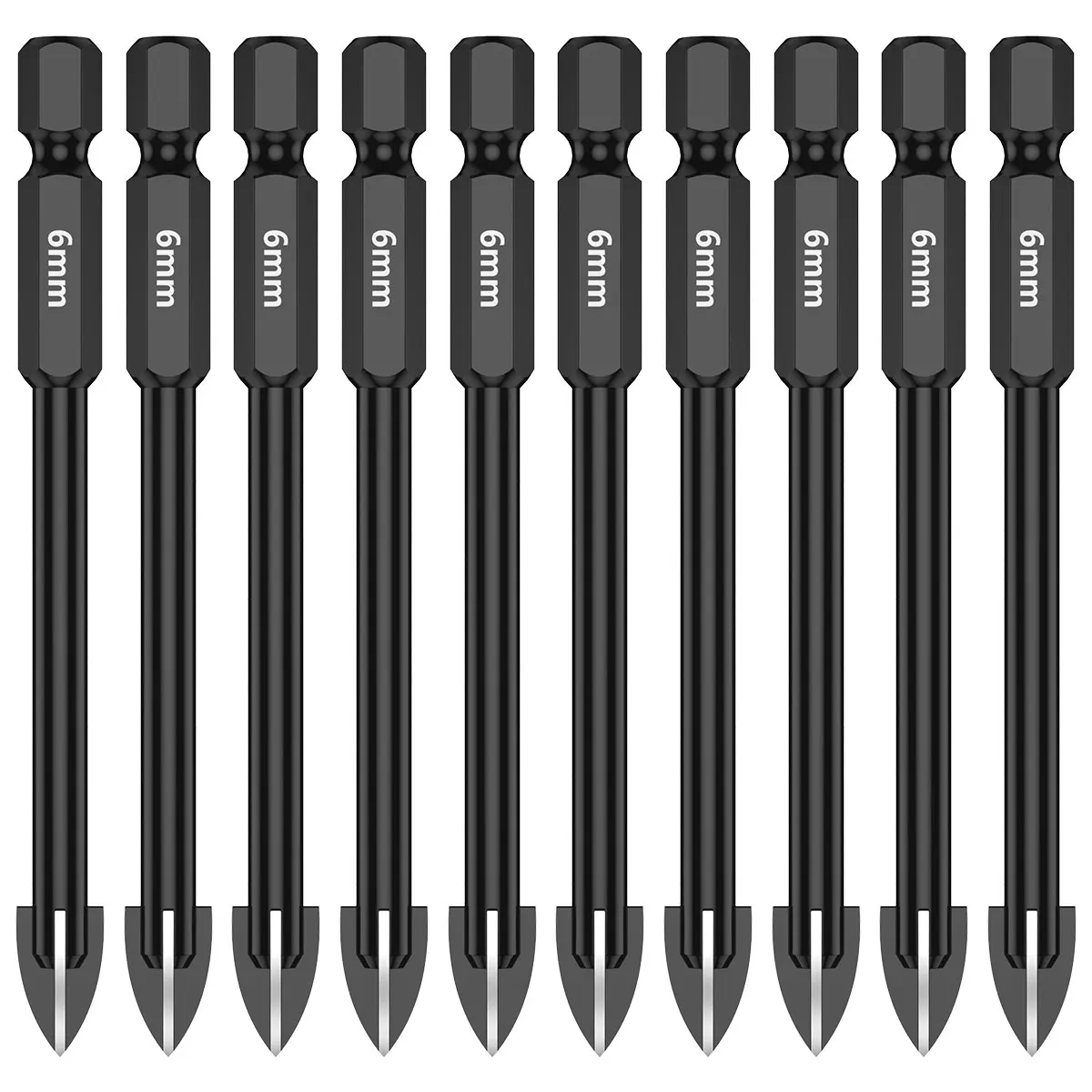 10Pcs Cross Hex Drill Bit Set For Tile Porcelain Glass Mirror Multifunction Tile Porcelain Drill Bit Kit Tool Carbide Drills
10Pcs Cross Hex Drill Bit Set For Tile Porcelain Glass Mirror Multifunction Tile Porcelain Drill Bit Kit Tool Carbide Drills